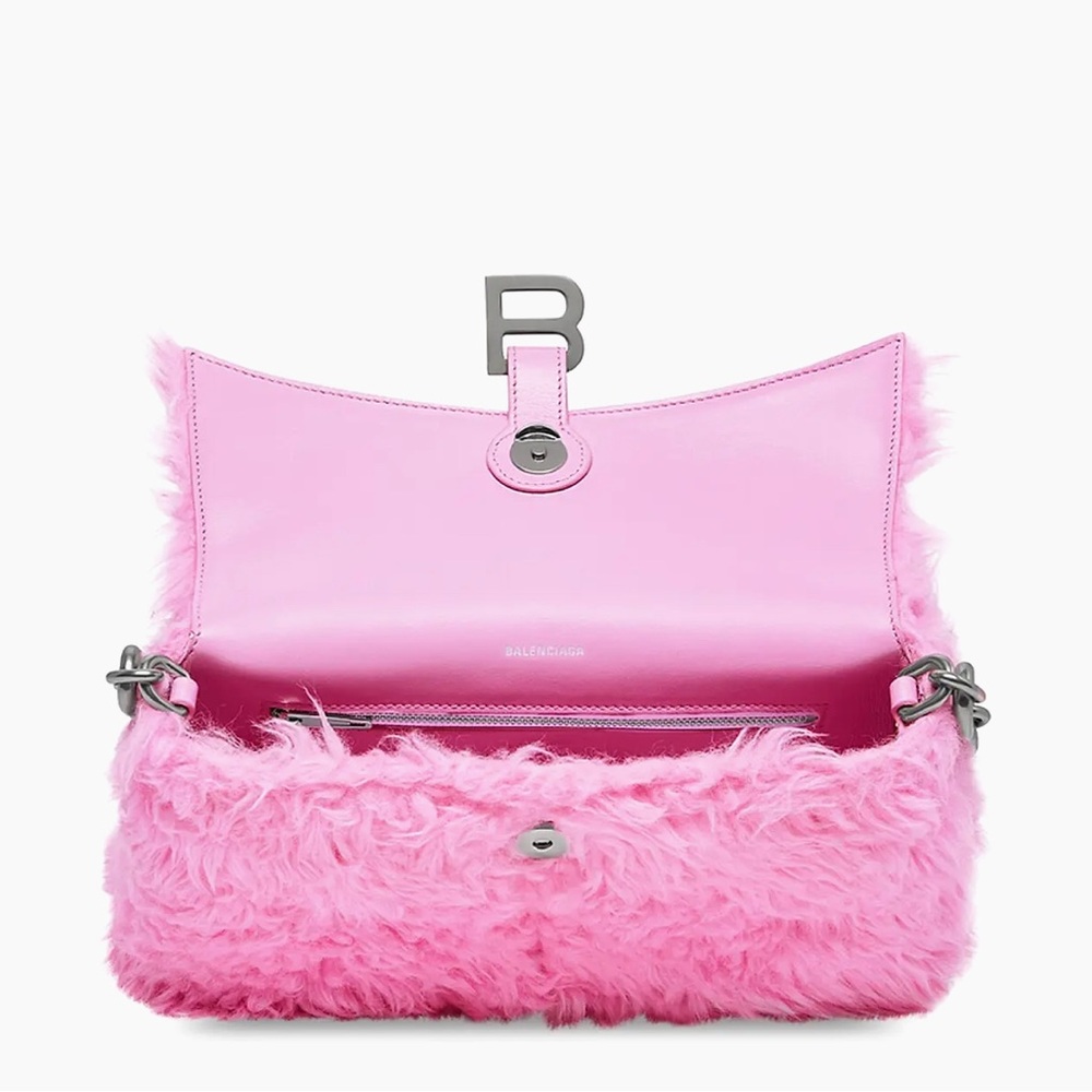 Balenciaga Pink Fur Bag - Picture 5 of 5